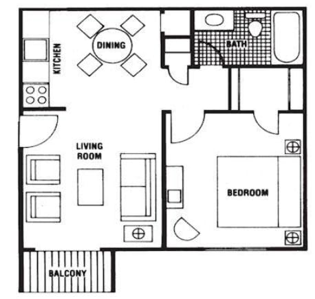 Floor Plan - 1A- Derby