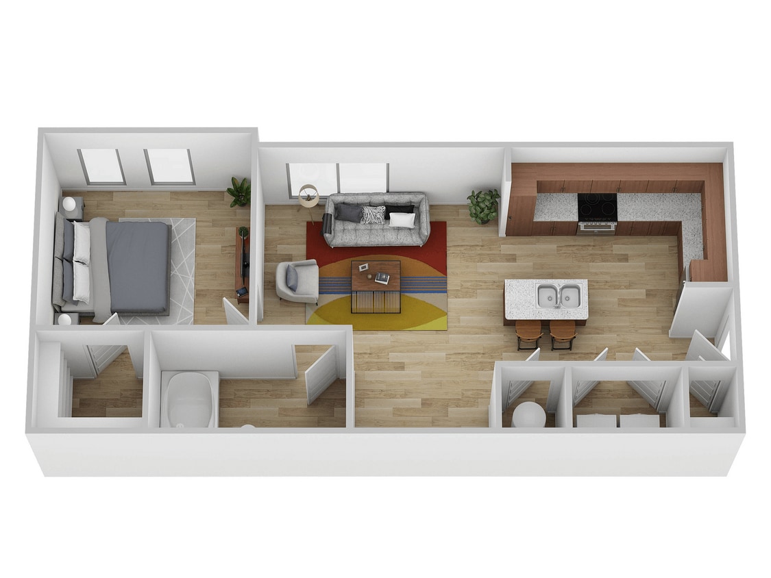 Katy Ranch 663 SF 2025 - 1 Bed, 1 Bath