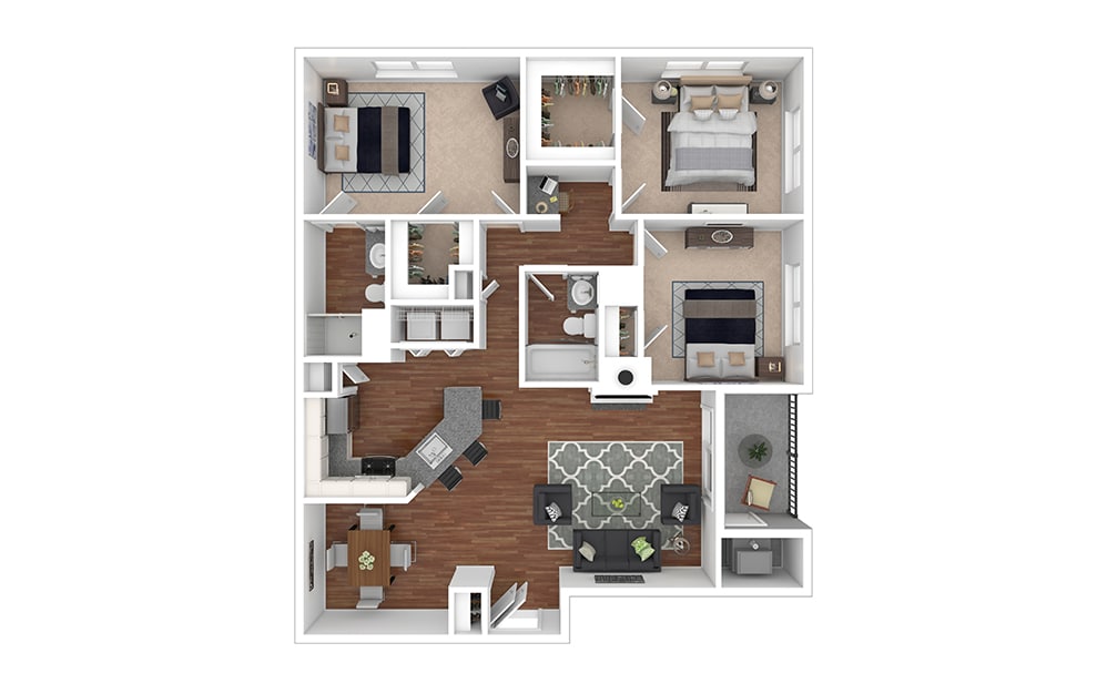 Floor Plan - Yosemite-Renovated