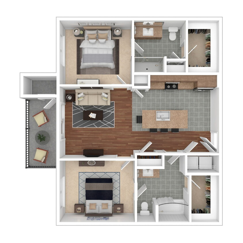 Floor Plan - 2X2
