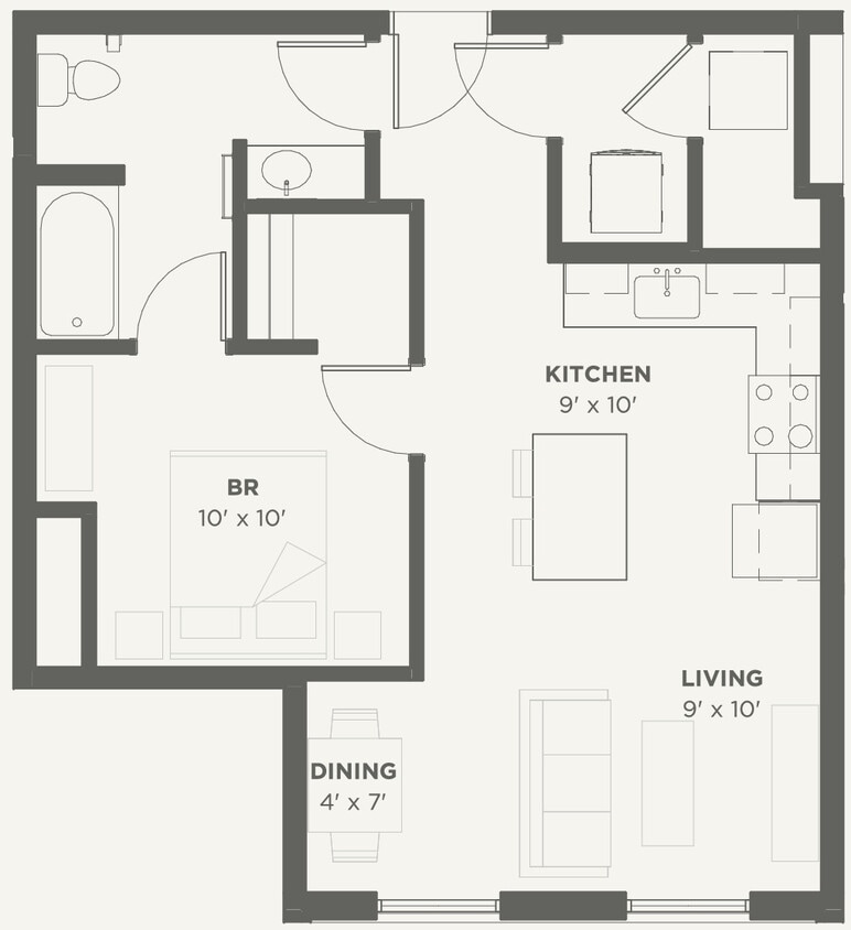 Floor Plan - Unit B19 Francis I