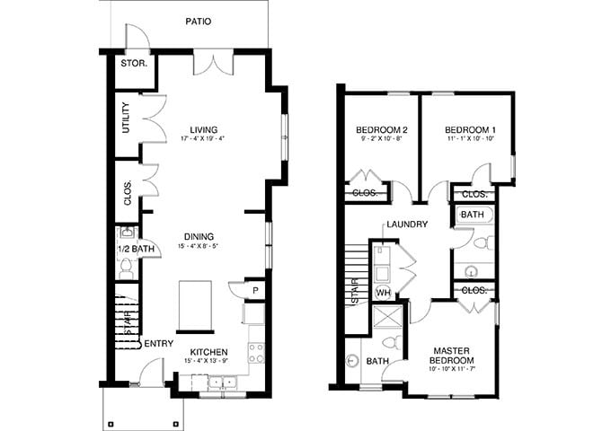 Floor Plan - Townhouse