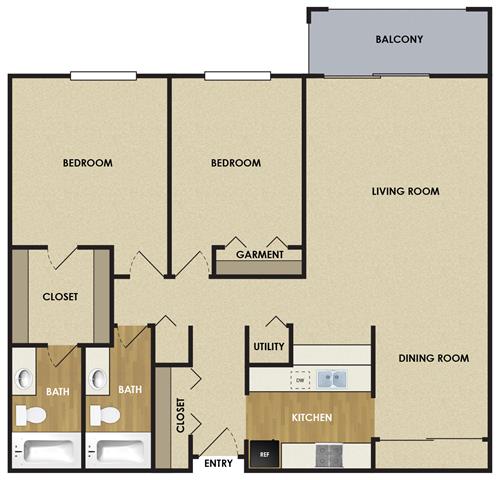 Floor Plan - Birch - 2A