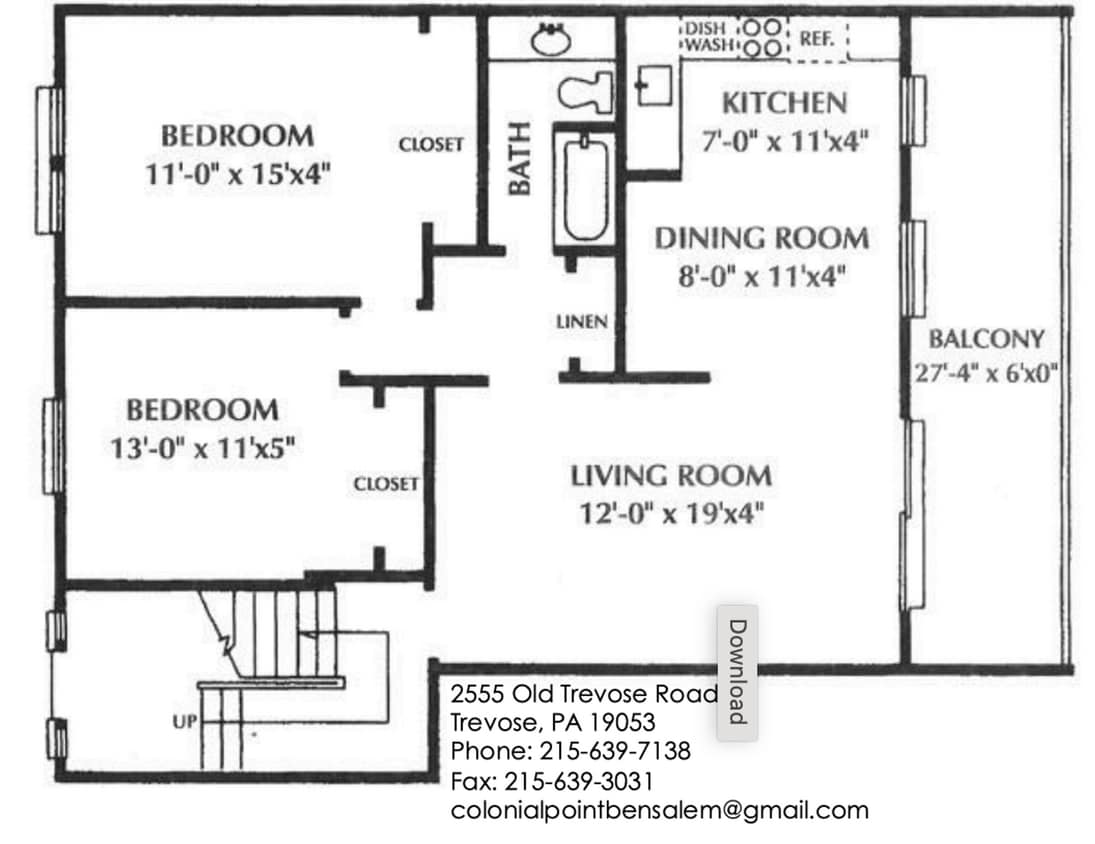 Floor Plan - Two-bedroom Full Upgrade