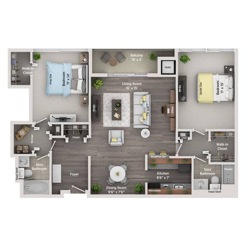 Floor Plan - C2p - Premium