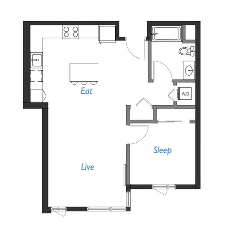 Floor Plan - A2- 1C