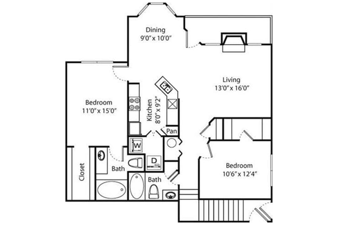 Floor Plan - Golden Willow Renovated C1r