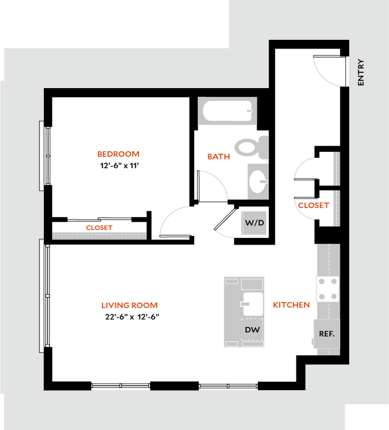 Floor Plan - Plan 1E