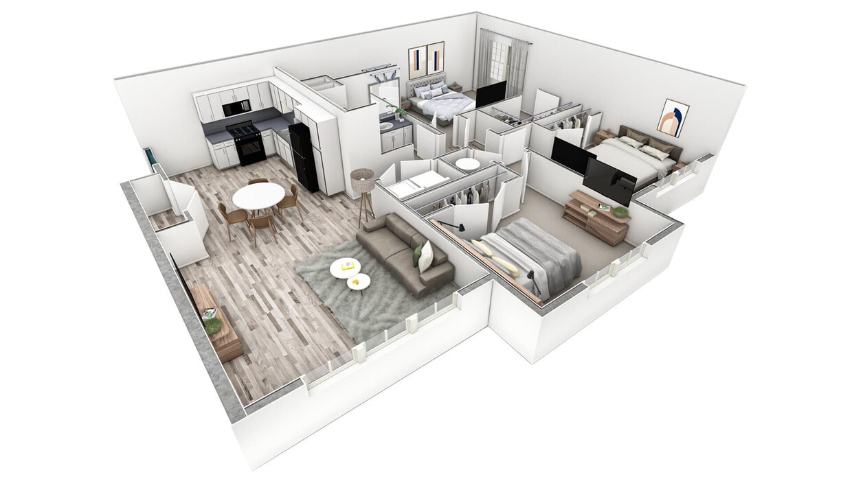 Floor Plan - 3-2 BR Premier Retreat Summit