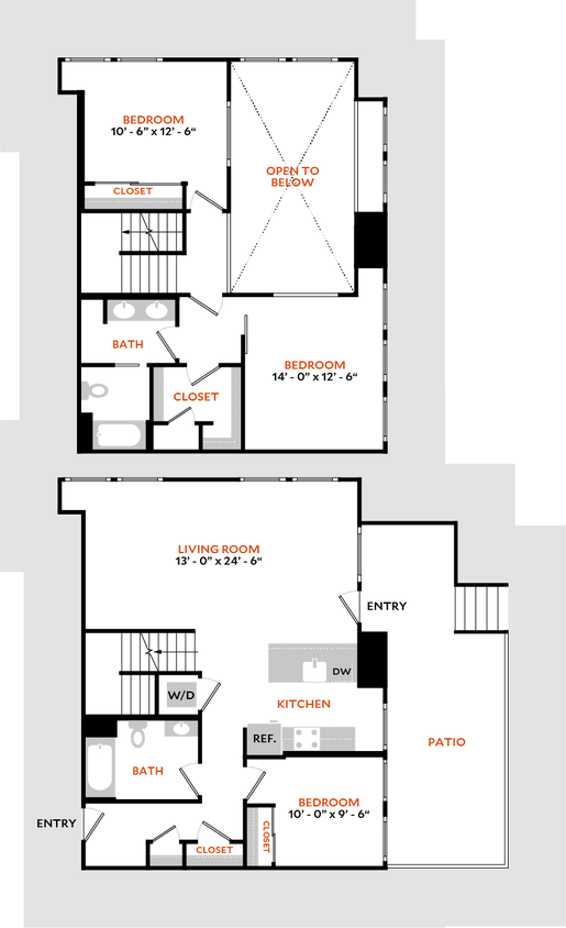 Floor Plan - Plan 3B