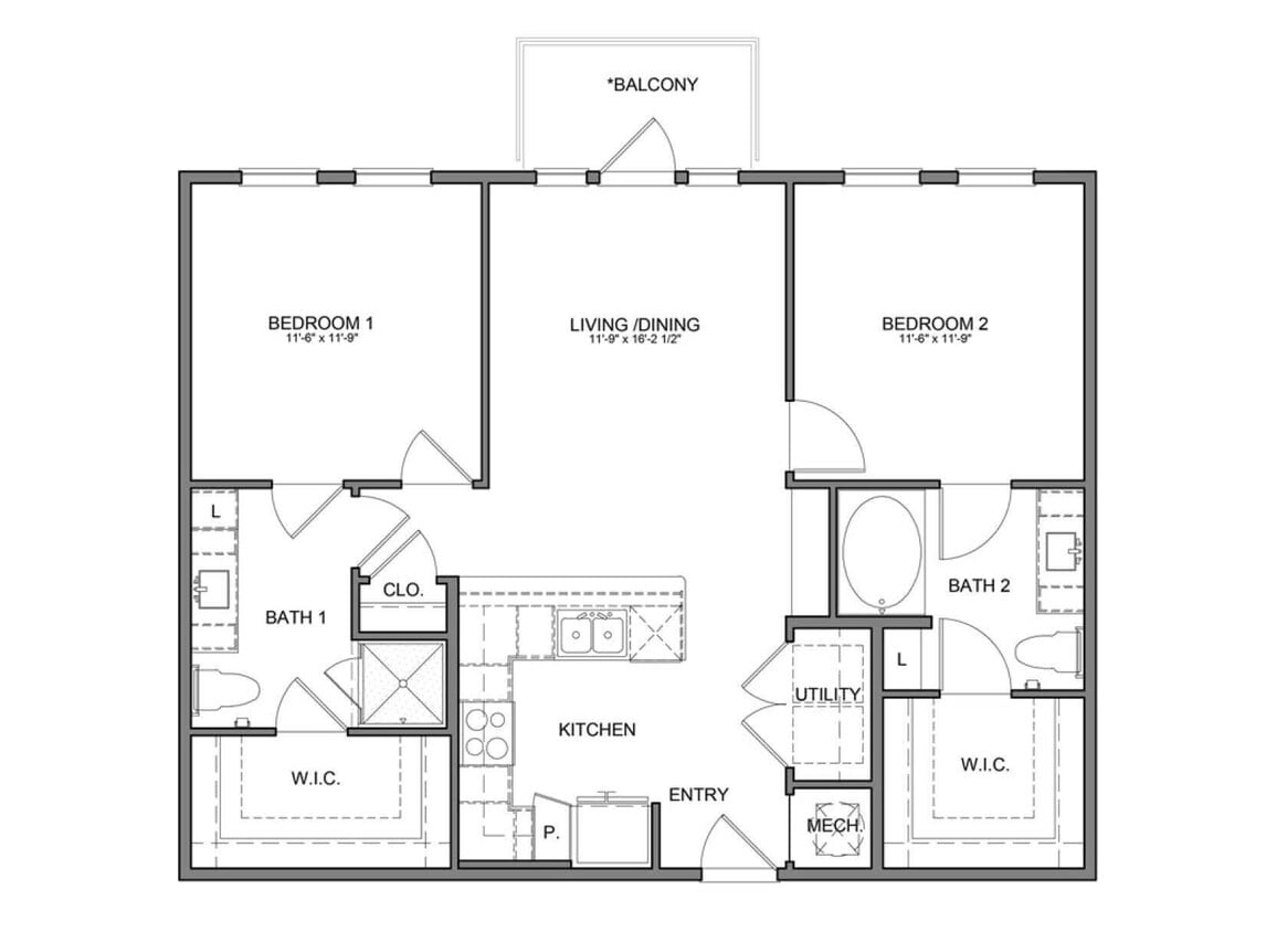 Floor Plan - Stag’s Leap 7B1