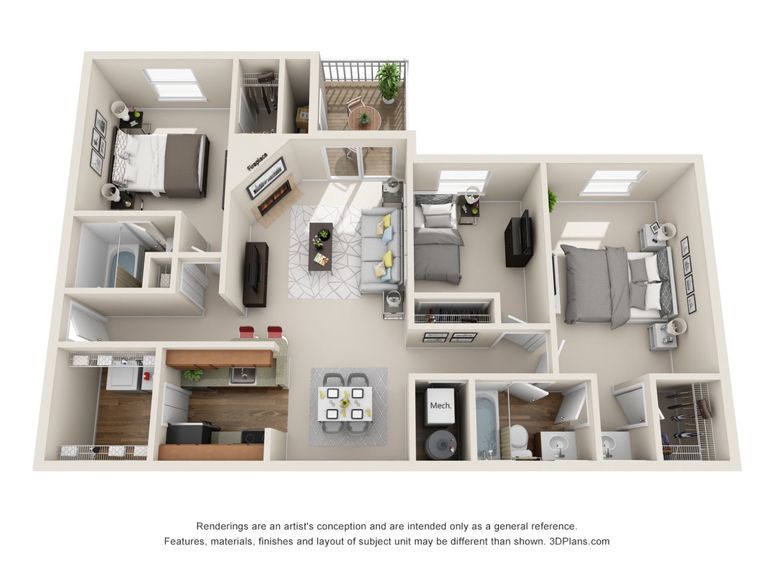 Floor Plan - Triple Crown 3x2