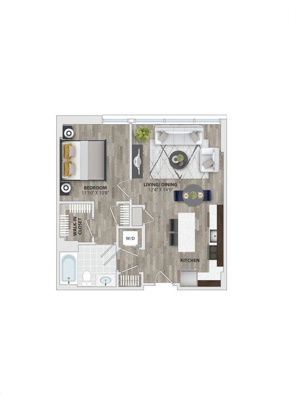 Floor Plan - 1B2