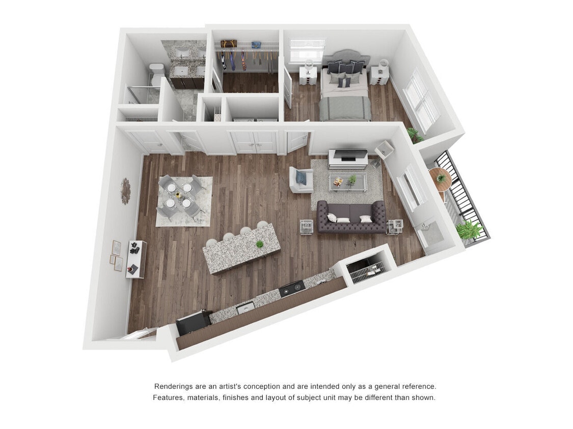 Floor Plan - 1J