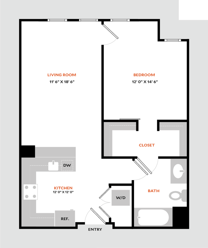 Floor Plan - Plan 1E