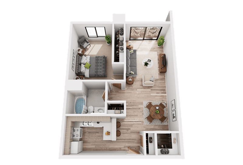 Floor Plan - 1BB