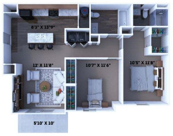 Floor Plan - The Sandusky