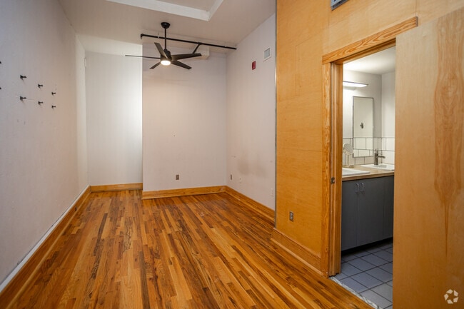 1BR, 1BA - 1,398SF - Unit 305 - Primary Bedroom - Emporium Lofts