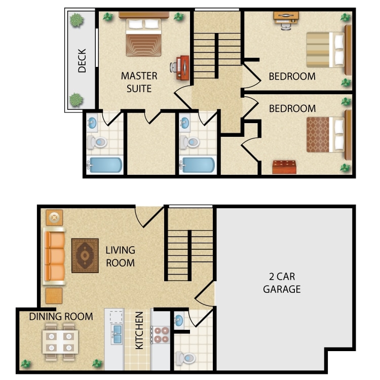 planD.png - Plan D - Townhome