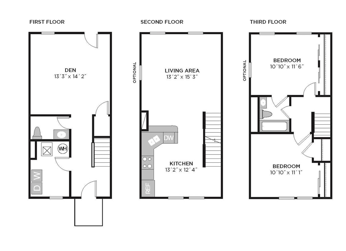 Burton jpeg.jpg - B3 Burton - 2 Bedroom, 1.5 Bathroom