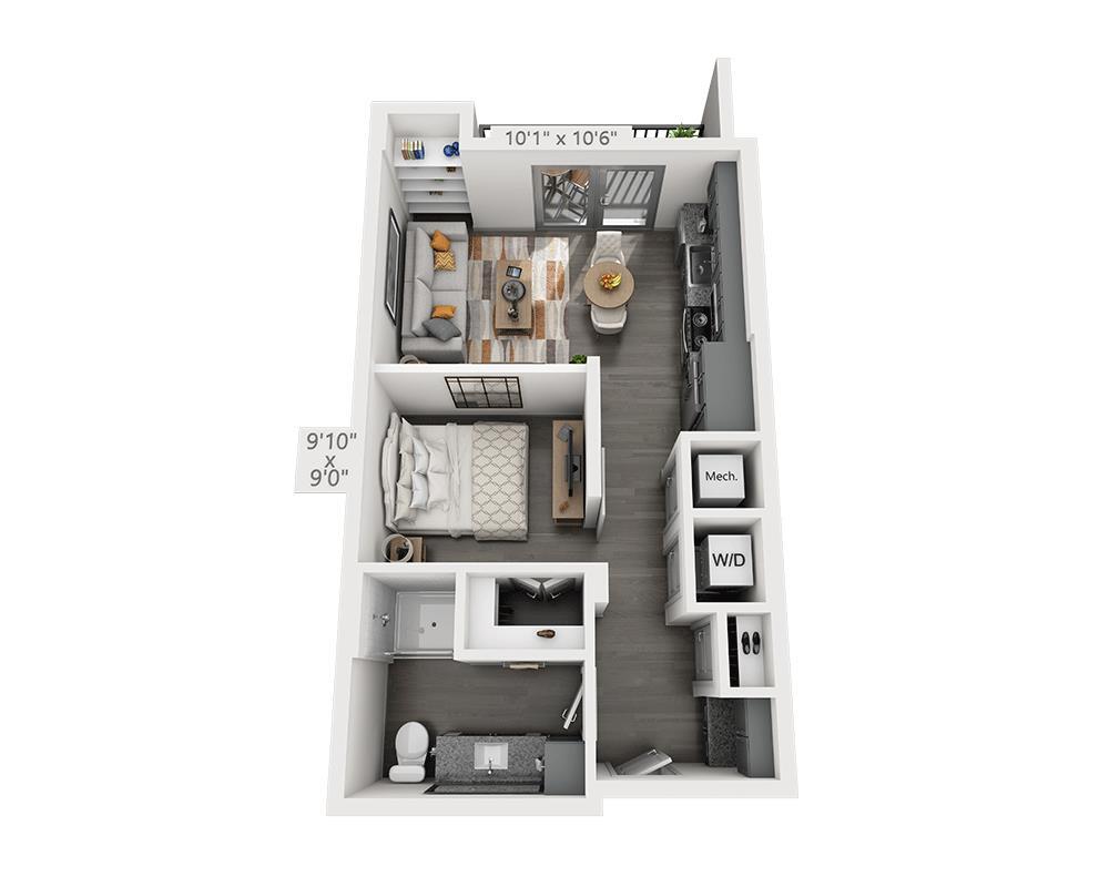 Floor Plan - Studio E1F-II