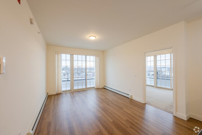 2BR, 2BA - 1,100SF - Living Room - 5 Corners