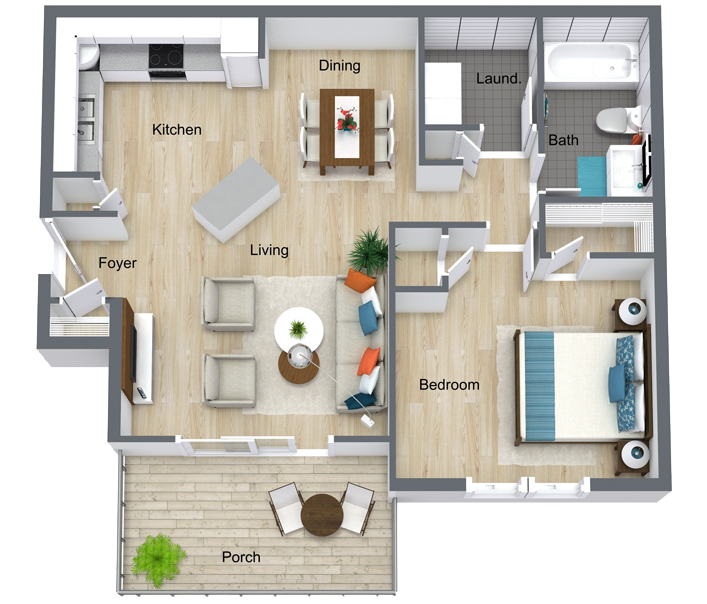Floor Plan - The Ashley