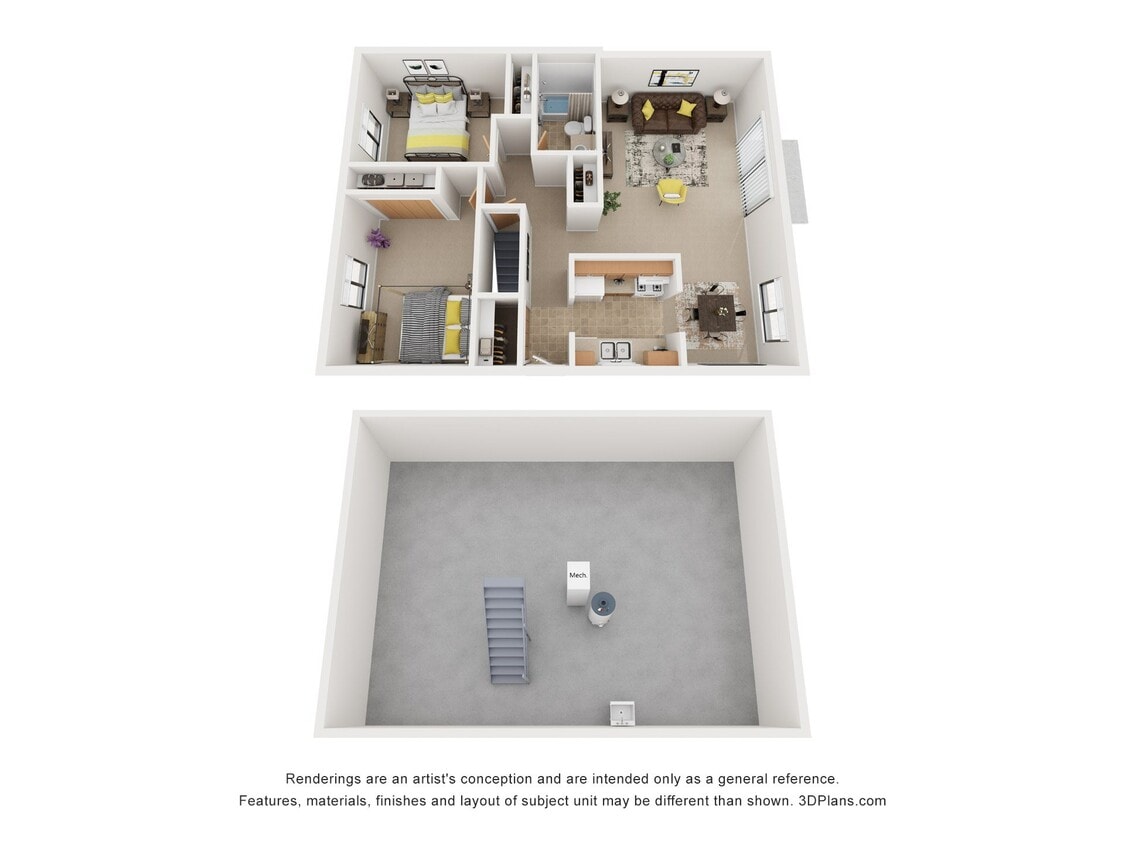 Floor Plan - Geranium (Townhome)
