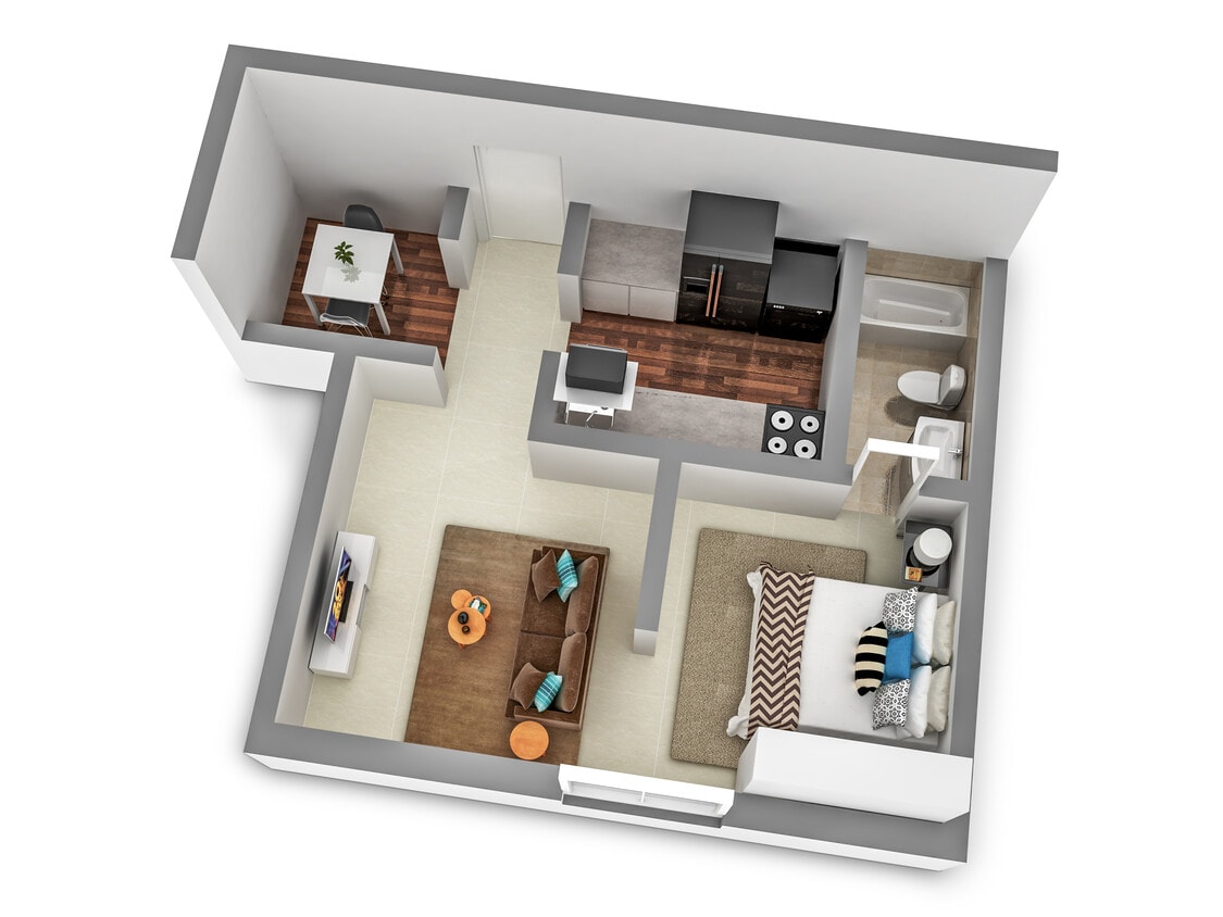 Floor Plan - Efficiency