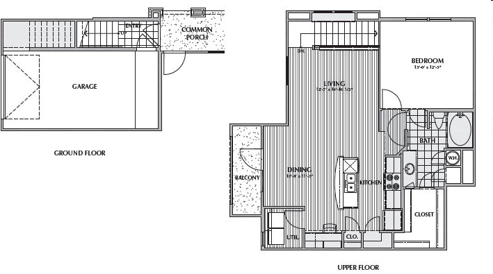 A8-SABAL, 1X1 929SF (WITH ATTACHED GARAGE) - A8