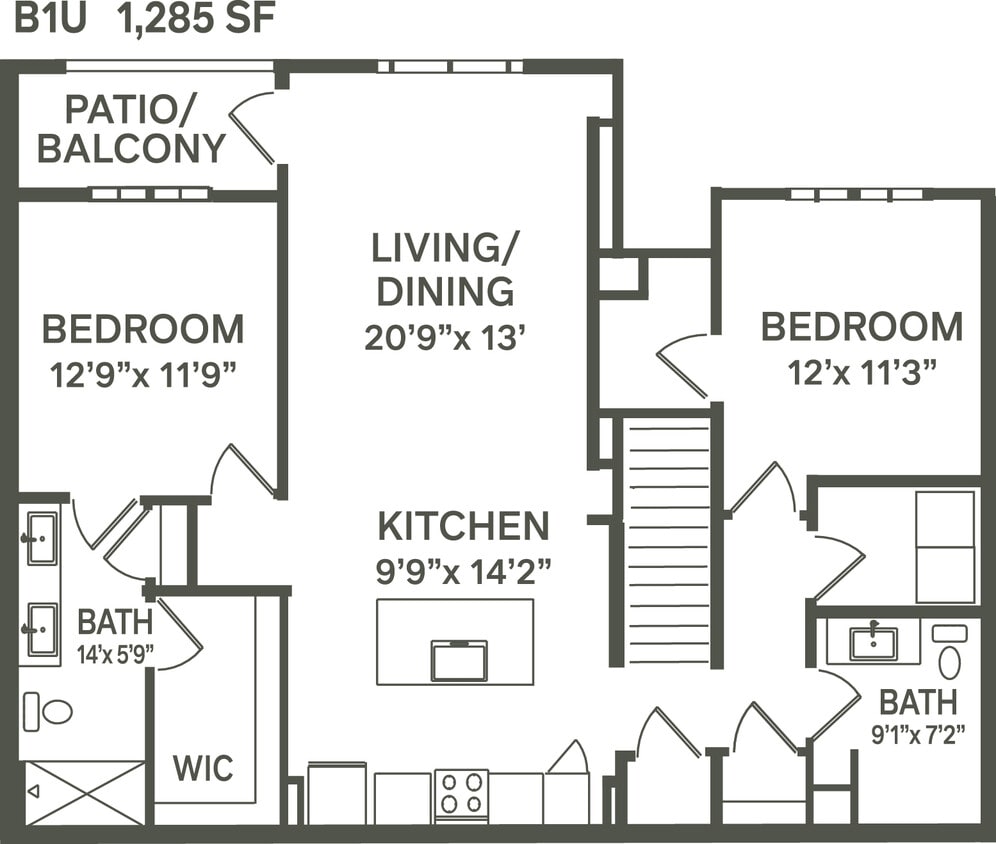Floor Plan - B1U