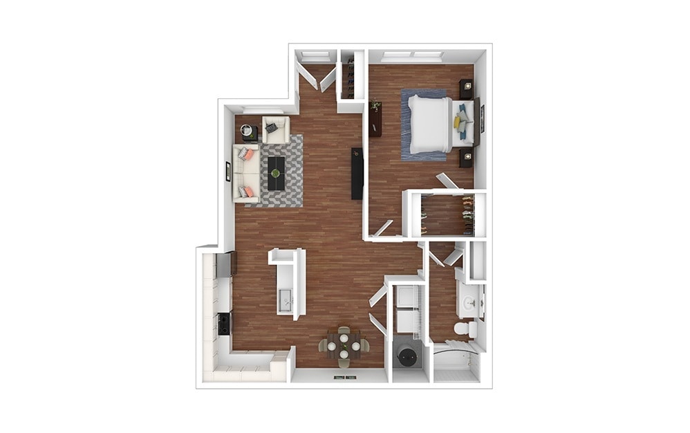 Floor Plan - Denim - Renovated