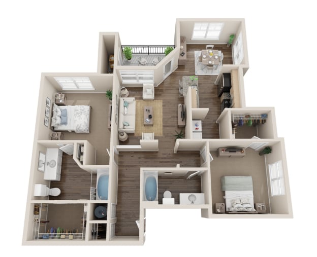 B2 floor plan Mirabella - B2