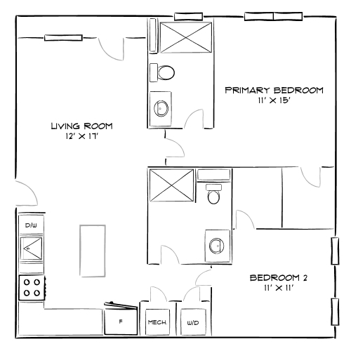 Floor Plan - Design 2B