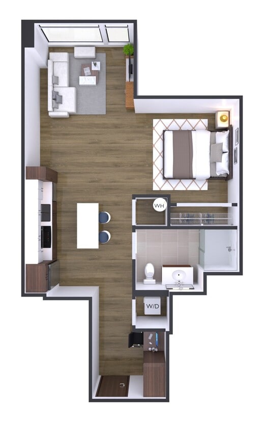 Floor Plan - Studio- E