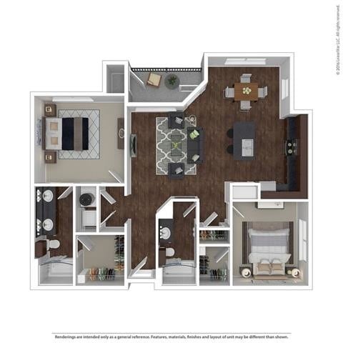 Floor Plan - Downtown