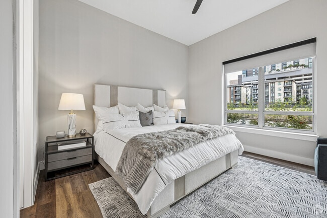B3 2BR, 2.5BA - 1,628SF - Primary Bedroom - Crimson