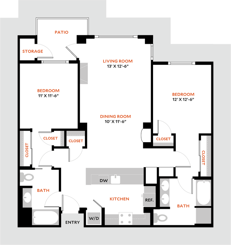 Floor Plan - Plan 2E