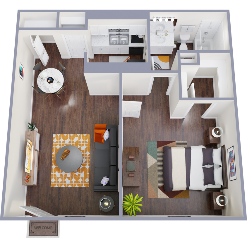 Floor Plan - 1B