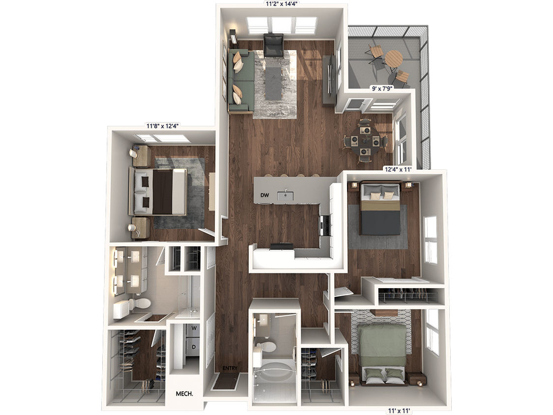 Floor Plan - C1 - Finish Package 2