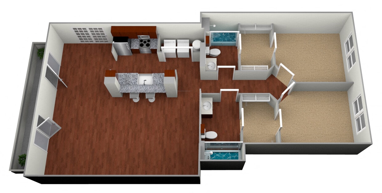 Floor Plan - Town Square II-F