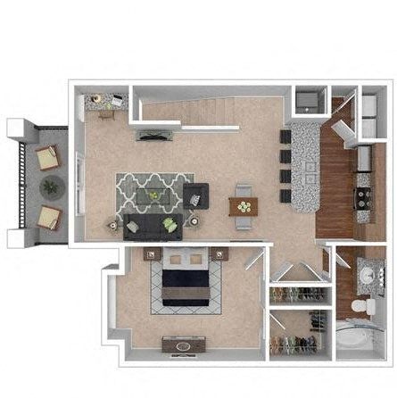 Floor Plan - Bordeaux I
