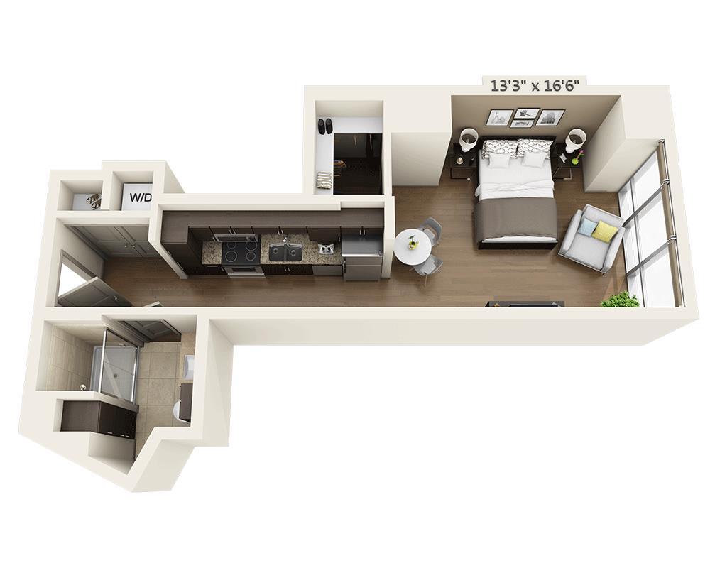 Floor Plan - Studio E1M