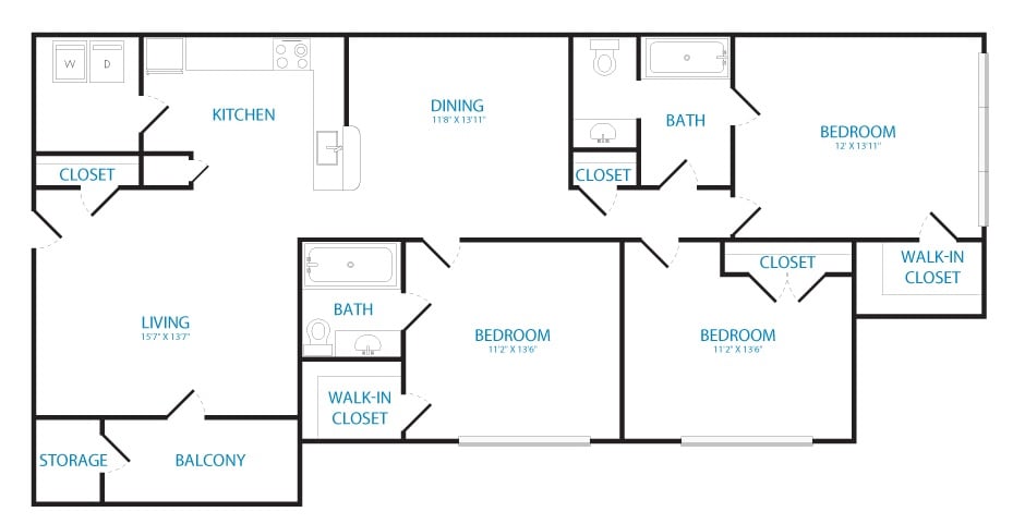 Floor Plan - The Baldwin
