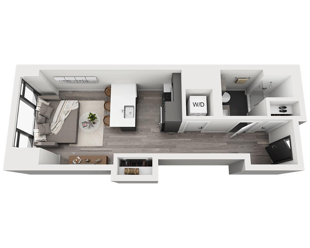 Floor Plan - Studio E1A