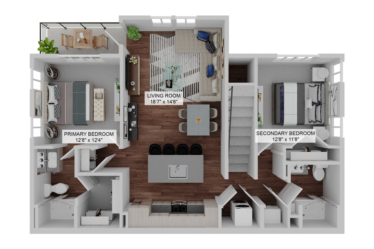 Floor Plan - The Path (B2U)