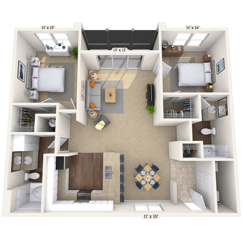 Floor Plan - Sanibel Light