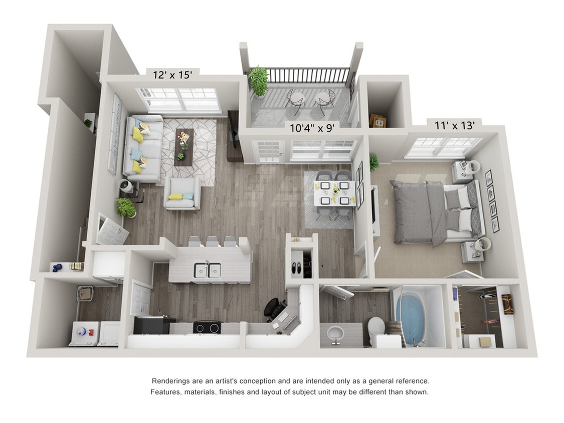 Harlowe_A3_1x1_827 sq ft - A3 Tailored