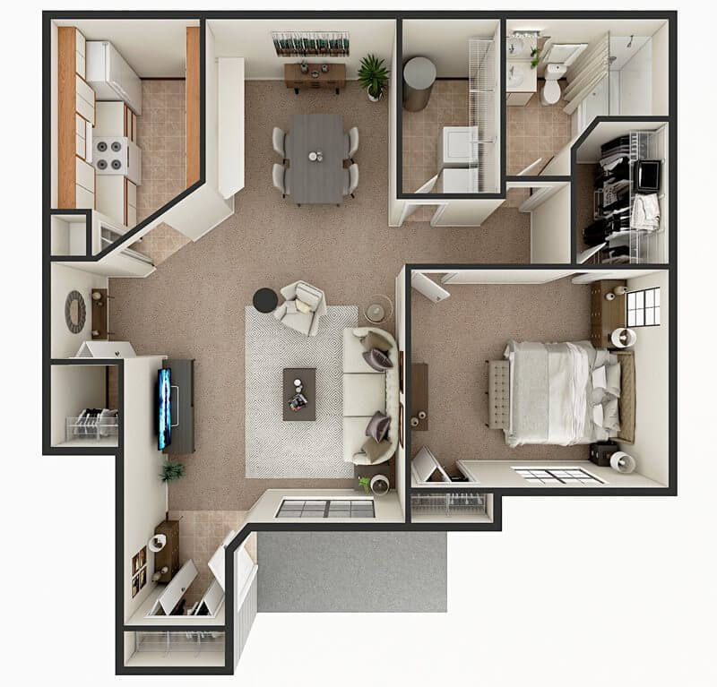 Floor Plan - Ashbury A 1st Floor
