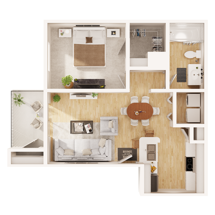 Anson at the Lakes - A1 Floor Plan - A1